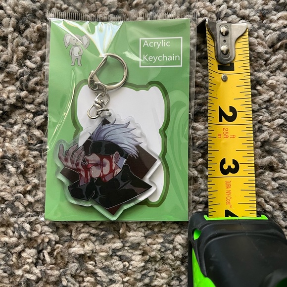 COPY - Gojo Acrylic Keychain Jujutsu Kaisen Japanese Anime - Picture 2 of 3